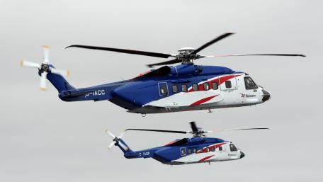 Military Helicopters in Formation Flight wallpaper