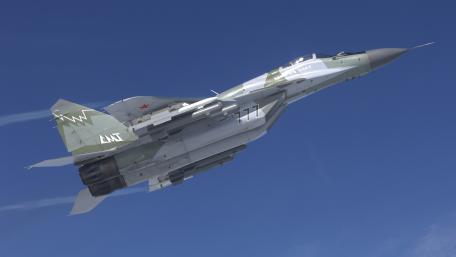 High-Flying Military Jet Wallpaper wallpaper