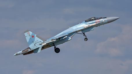 Impressive Su-30 Fighter Jet in Action wallpaper