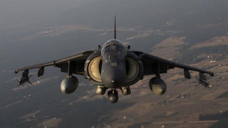 Majestic Military Aircraft in Flight wallpaper