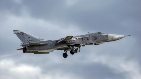 Soviet Fighter Jet in Action wallpaper