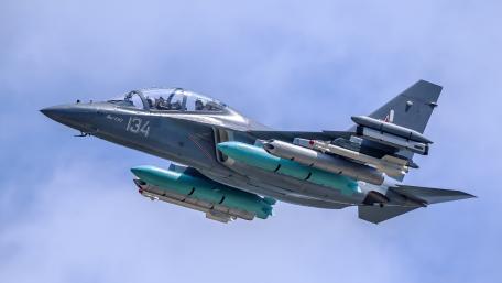 Fierce Military Jet in Action wallpaper
