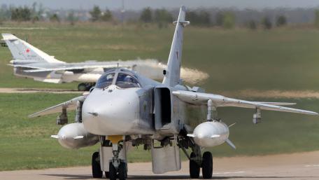 Military Aircraft on the Runway wallpaper