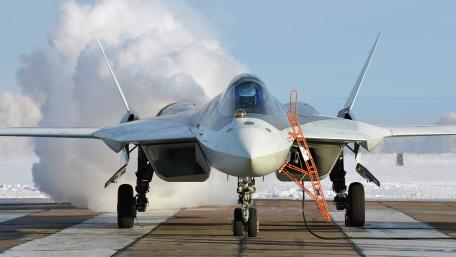 Fighter Jet Ready for Takeoff wallpaper