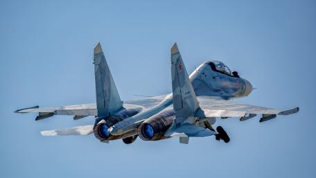 Sleek Fighter Jet in Action wallpaper