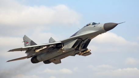 Majestic Fighter Jet in Flight wallpaper