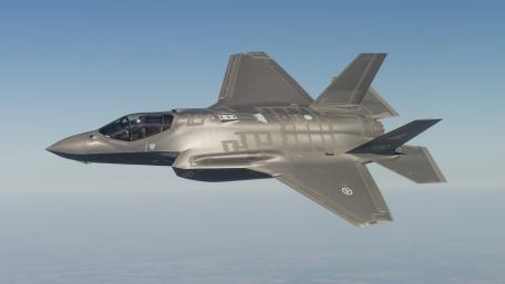 Sleek Stealth Bomber in Action wallpaper