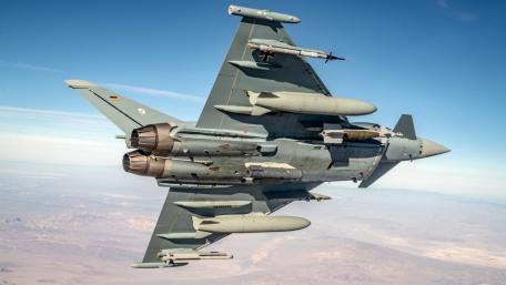 Jet Fighter in Action wallpaper