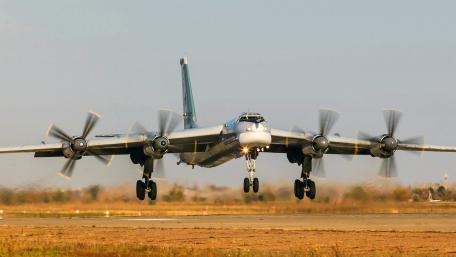 Military Aircraft Majestic Landing Scene wallpaper