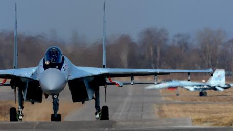 Jet Fighters Ready for Takeoff Ahead of Mission wallpaper