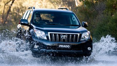 Powerful Toyota SUV in Action wallpaper
