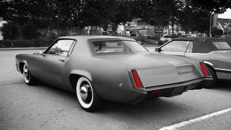 Classic Matte Black Car Wallpaper for Enthusiasts wallpaper
