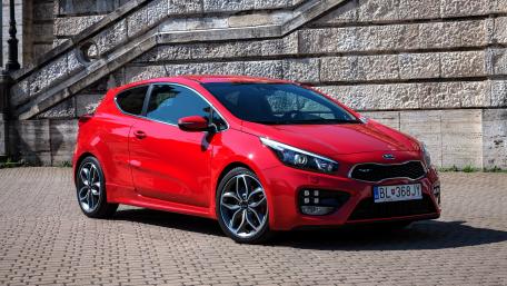Sleek Red Compact Car Wallpaper Inspiration wallpaper