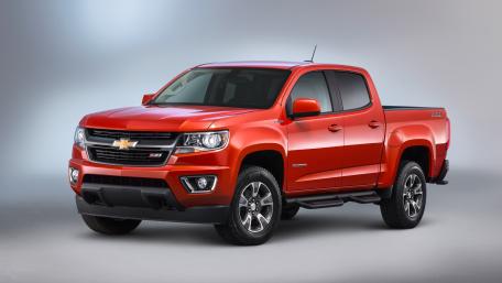 Bold and Rugged Red Pickup Truck Wallpaper wallpaper