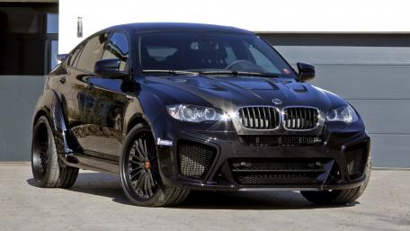 Sleek Black BMW M6 Wallpaper wallpaper
