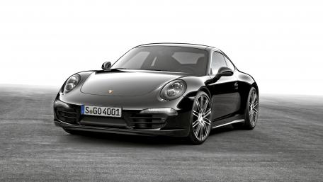 Sleek Black Porsche 911 Wallpaper wallpaper