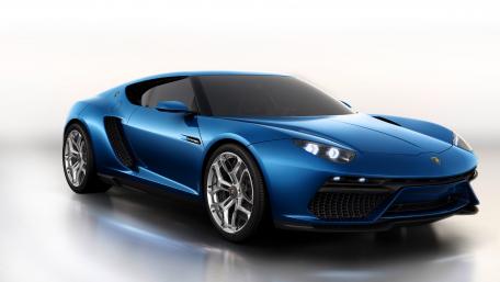 Sleek Blue Luxury Sports Car Wallpaper wallpaper