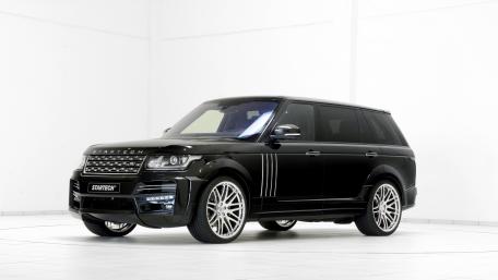 Sleek Black Luxury SUV Wallpaper wallpaper
