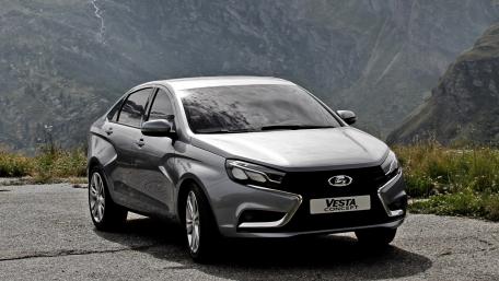 Sleek and Modern Vesta Concept Car Wallpaper wallpaper