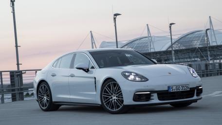 Sleek White Luxury Car Wallpaper wallpaper