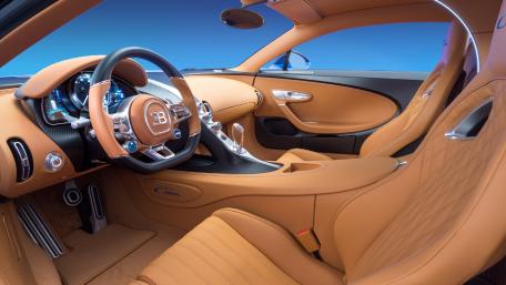 Bugatti Chiron interior design wallpaper