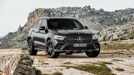 Sleek Mercedes SUV in Stunning Landscape wallpaper