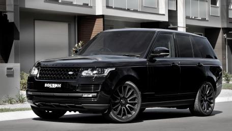Sleek Black Luxury SUV Wallpaper wallpaper