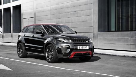 Stylish Black and Red SUV Wallpaper wallpaper