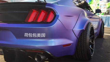 Vibrant Custom Car with Stylish Detailing wallpaper