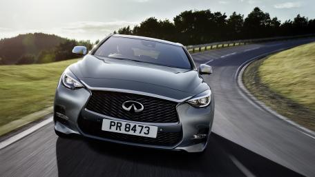 Sleek Performance on a Scenic Road wallpaper