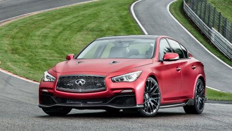 Sleek Red Performance Sedan Wallpaper wallpaper