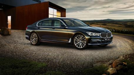 Sleek Luxury of a BMW Sedan wallpaper
