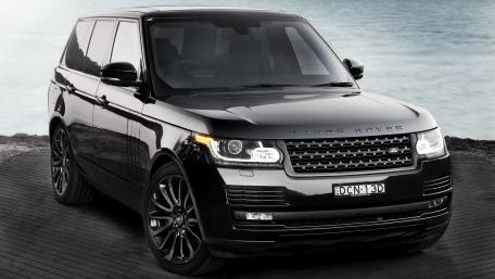Sleek Black Range Rover Wallpaper in High Definition wallpaper