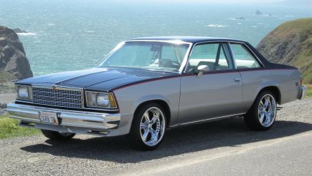 Classic Muscle Car by the Coastline wallpaper