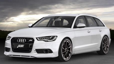 Sleek Audi ABT Estate Car Wallpaper wallpaper