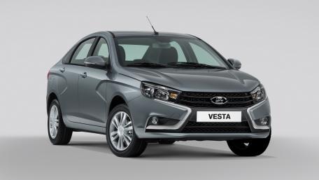 Sleek Design of the Lada Vesta Car Wallpaper wallpaper