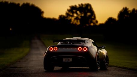 Elegant Sports Car at Sunset wallpaper