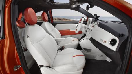 Sleek Interior of a Stylish Car Model wallpaper