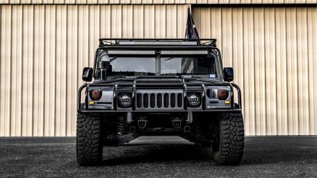 Bold and Rugged Hummer Front View Wallpaper wallpaper