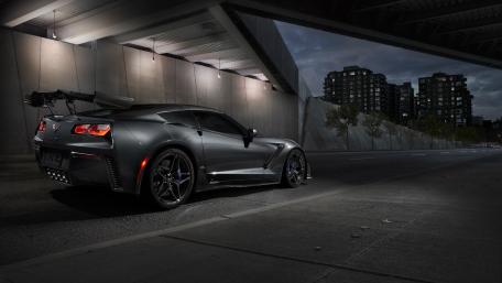 Sleek and Powerful Sportscar in Urban Setting wallpaper