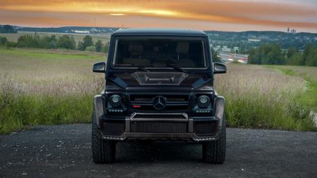 Powerful Mercedes G-Wagon at Sunset wallpaper