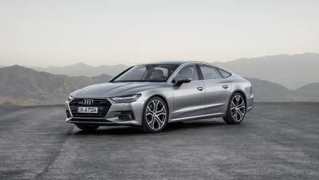 Sleek Audi Luxury in Stunning Landscape wallpaper