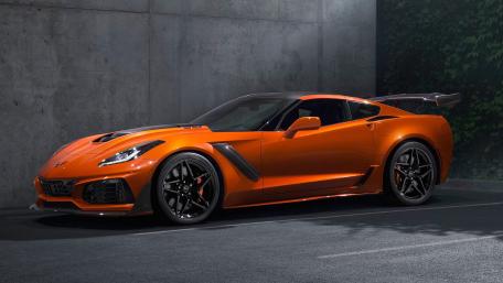 Bold Orange Corvette ZR1 Wallpaper wallpaper