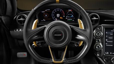 Sleek Interior of a McLaren 720S wallpaper
