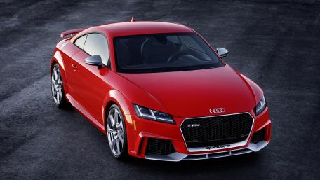 Sleek Red Audi TT RS in Stunning Detail wallpaper