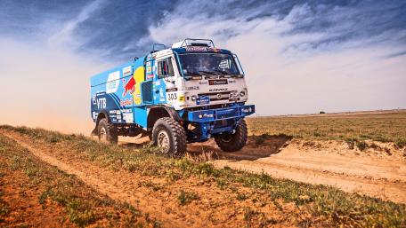 Off-Road Adventure with Powerful Trucks wallpaper