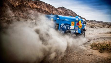 Thrilling Adventure on Dusty Terrain wallpaper