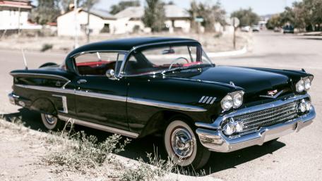 Classic Elegance of a 1958 Chevrolet Bel Air wallpaper