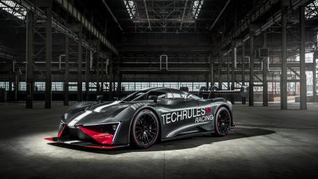 Sleek Techrules Racing Hypercar Wallpaper wallpaper