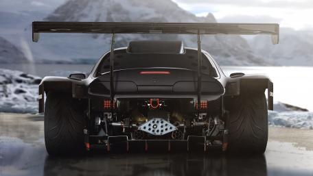 Ultimate Racing Machine in Stunning Landscape wallpaper